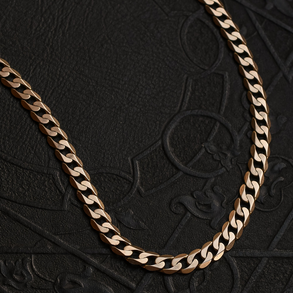 1970s Gold Cuban Link Chain