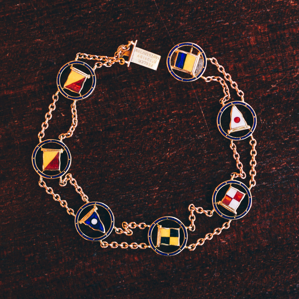 Victorian Maritime Flags Bracelet