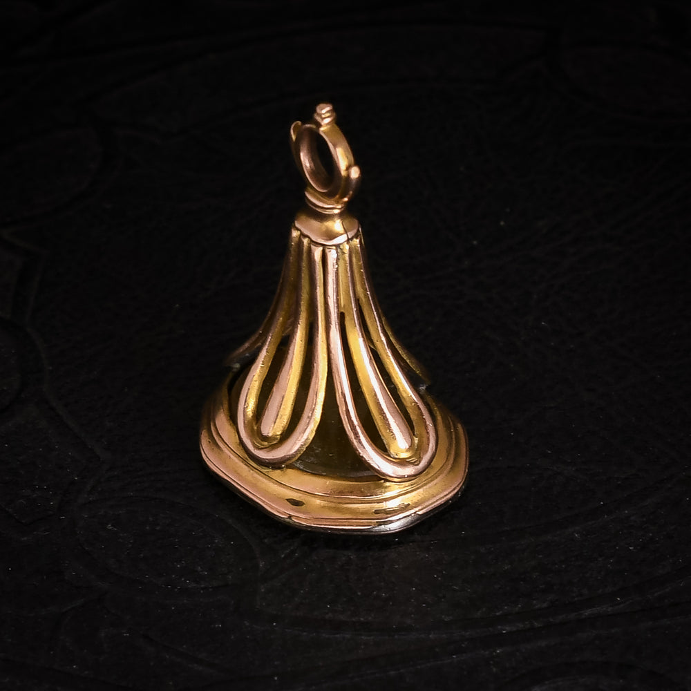 Georgian Heraldic Seal Fob Loyalty = Right