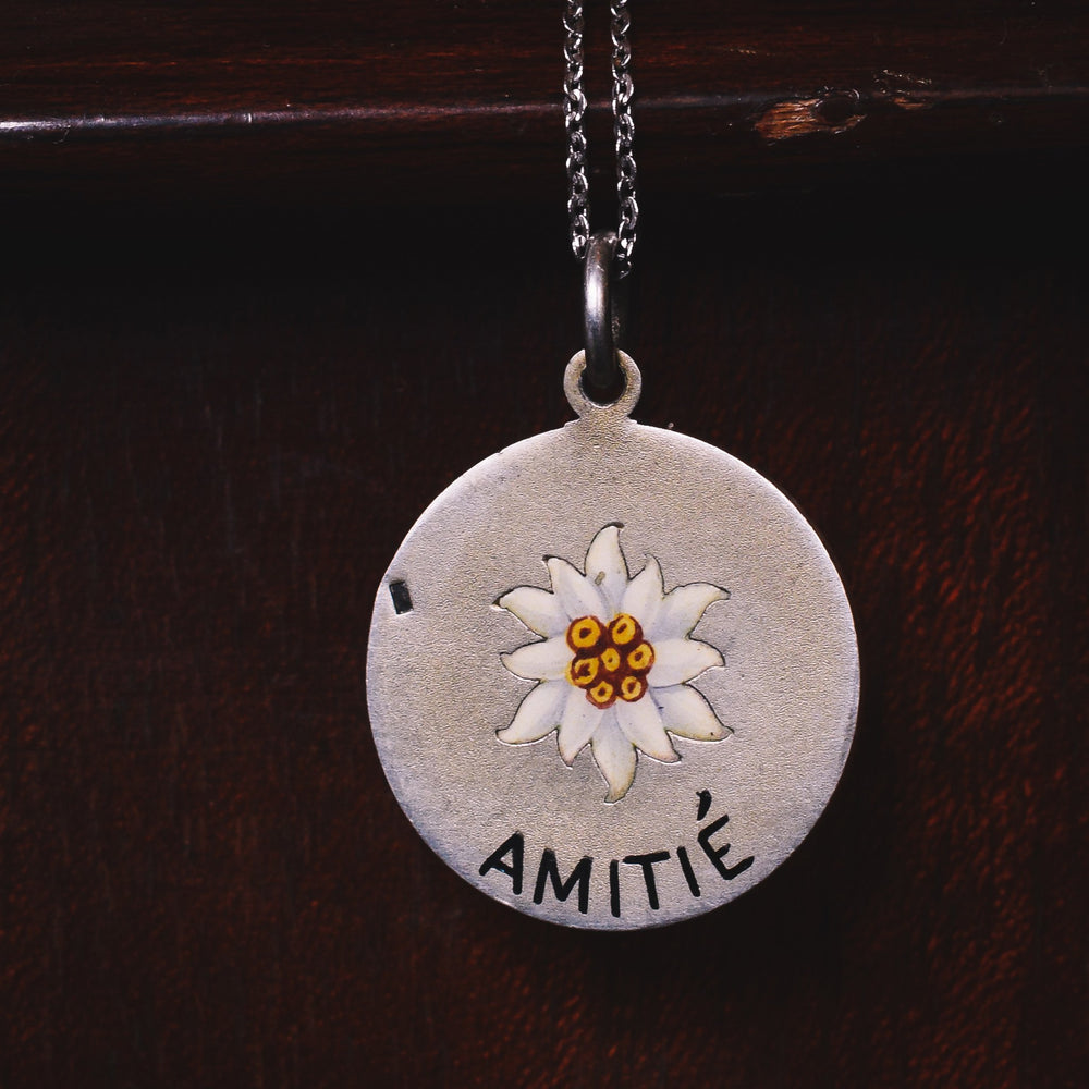Victorian Edelweiss AMITIÉ Love Token Pendant