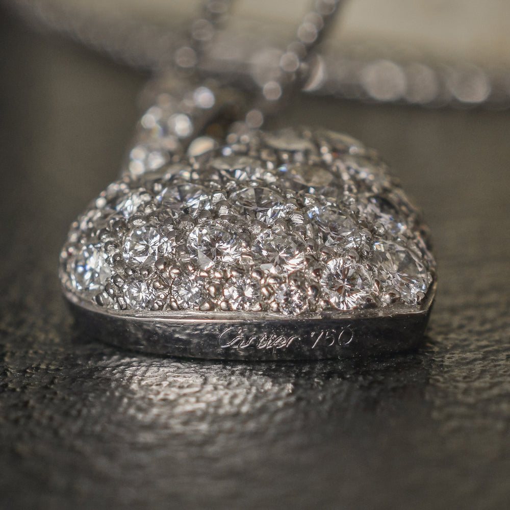 Cartier Diamond Heart Necklace