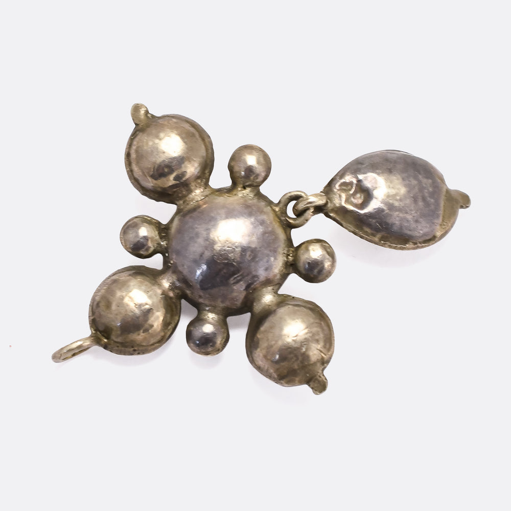 18th Century Portuguese Paste Cross Pendant