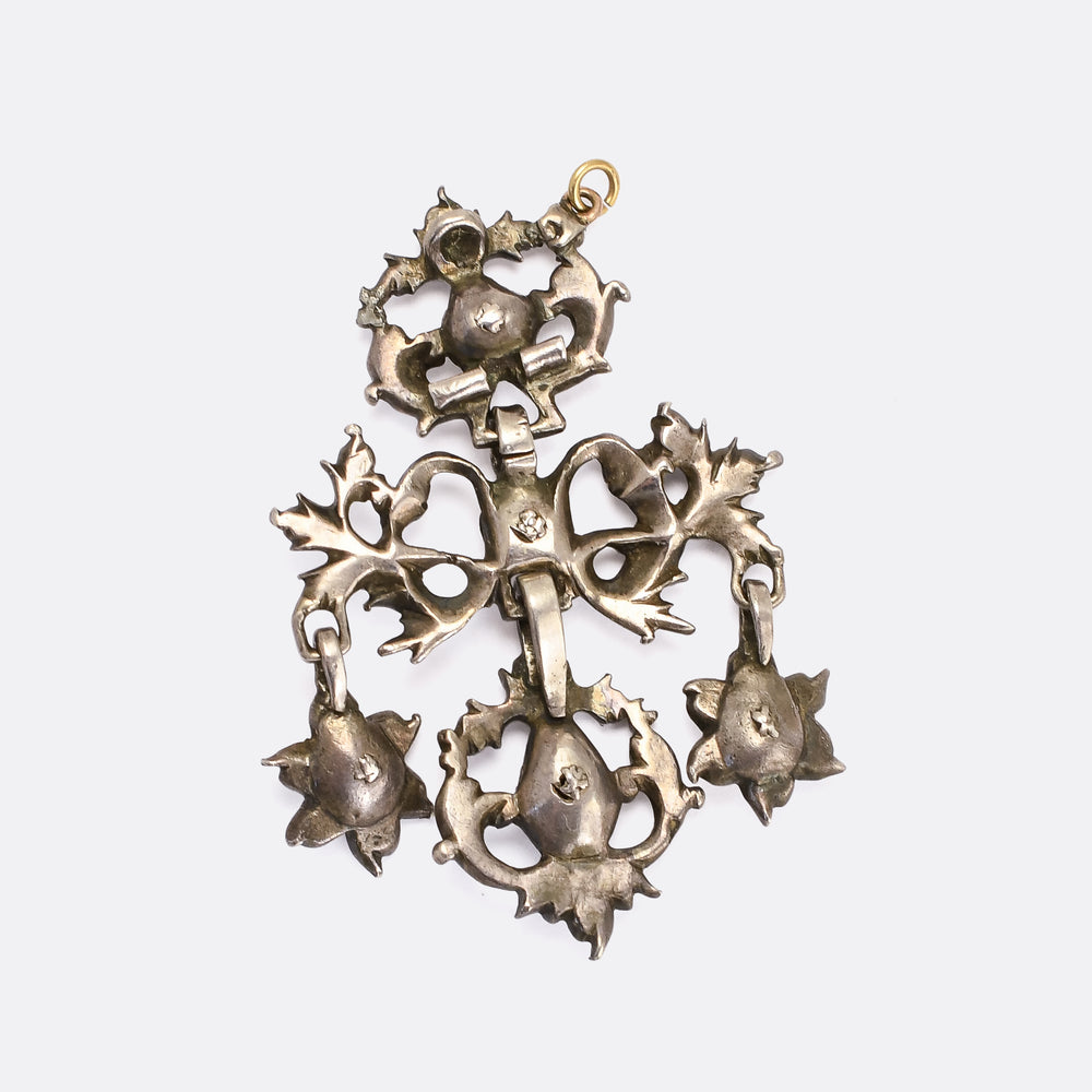 18th Century Iberian Jargoon Pendant