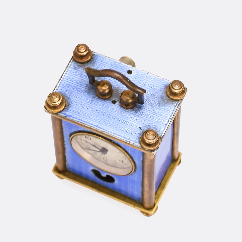 Antique Miniature Carriage Clock