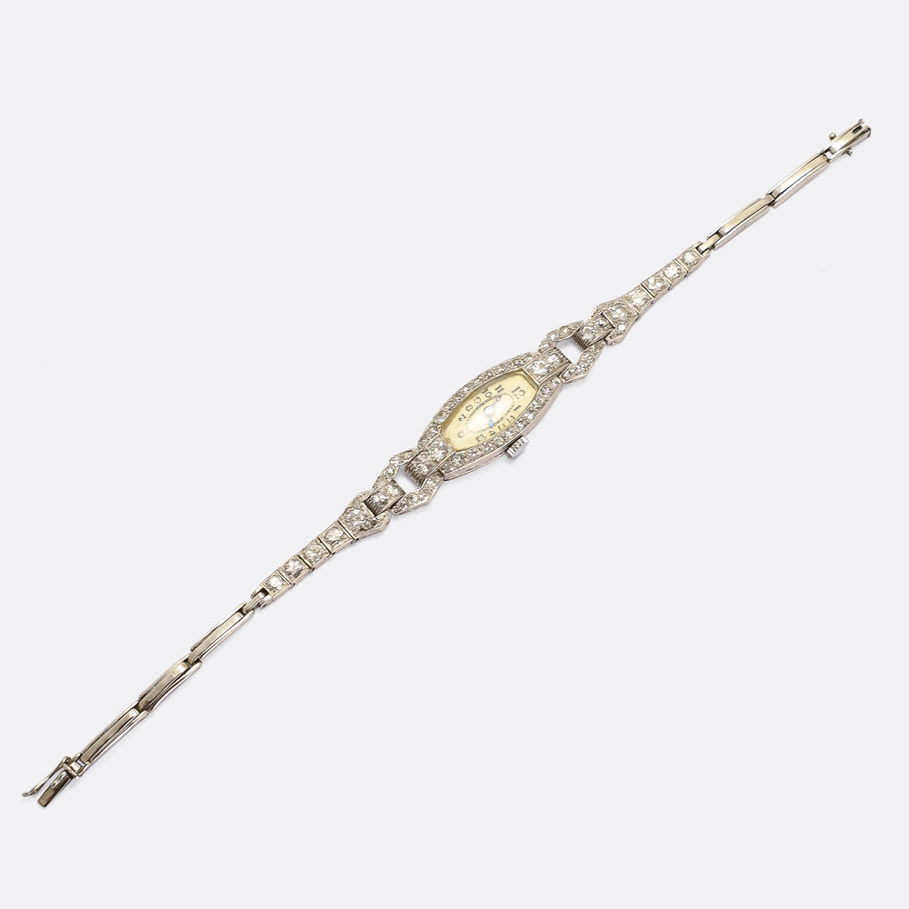 Art Deco Diamond Dress Watch
