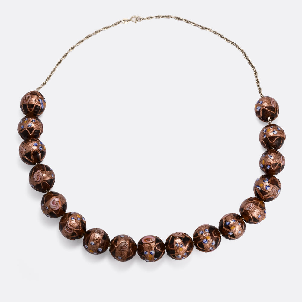 Art Deco Murano Glass Wedding Cake Beads