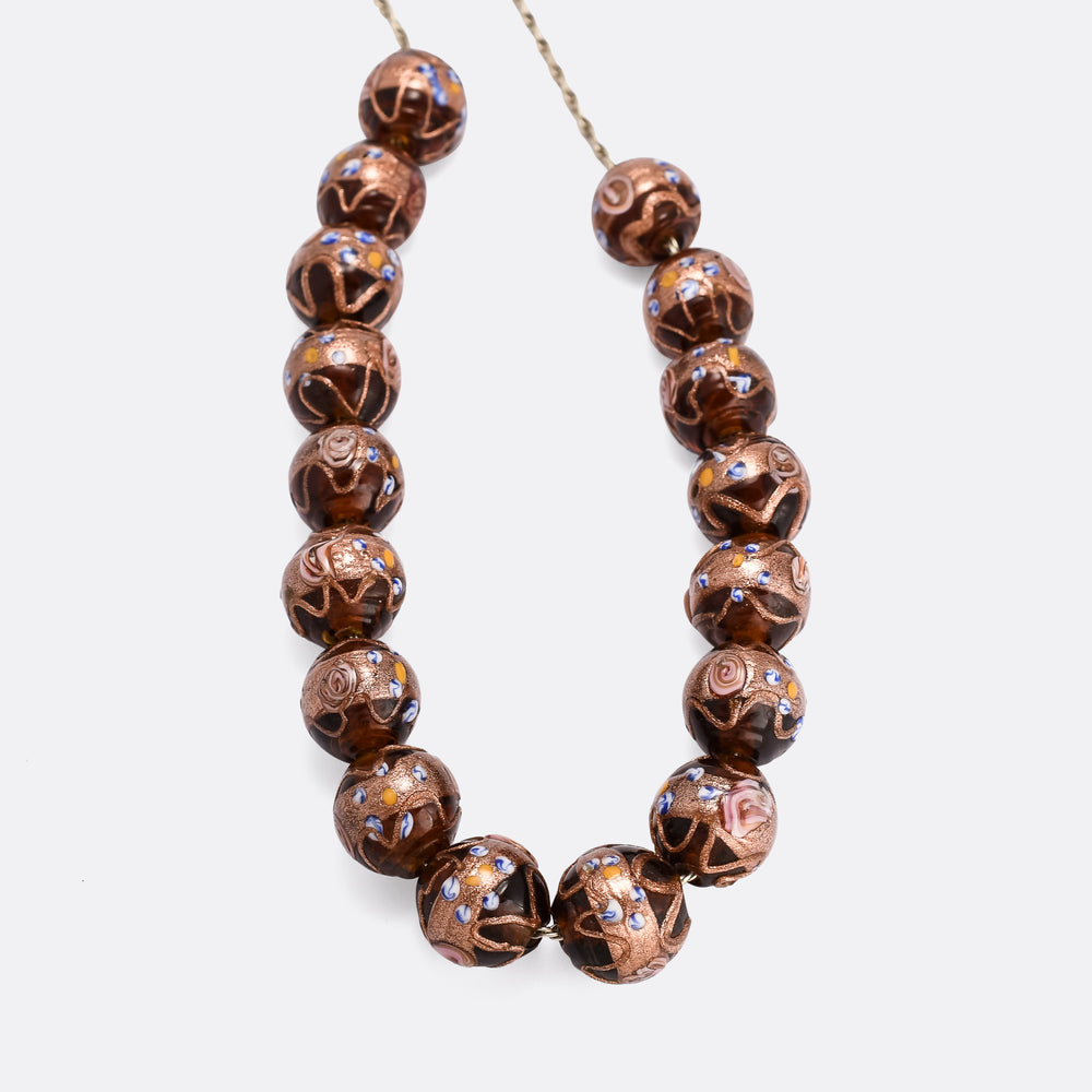 Art Deco Murano Glass Wedding Cake Beads