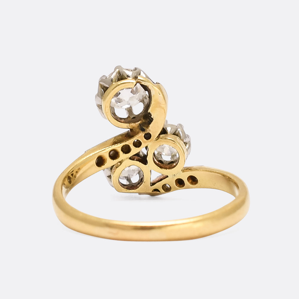 Belle Époque 1.20ct Diamond Three-Stone Ring