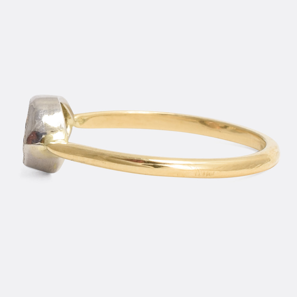 Bespoke .81ct Marquise Cognac Diamond Ring