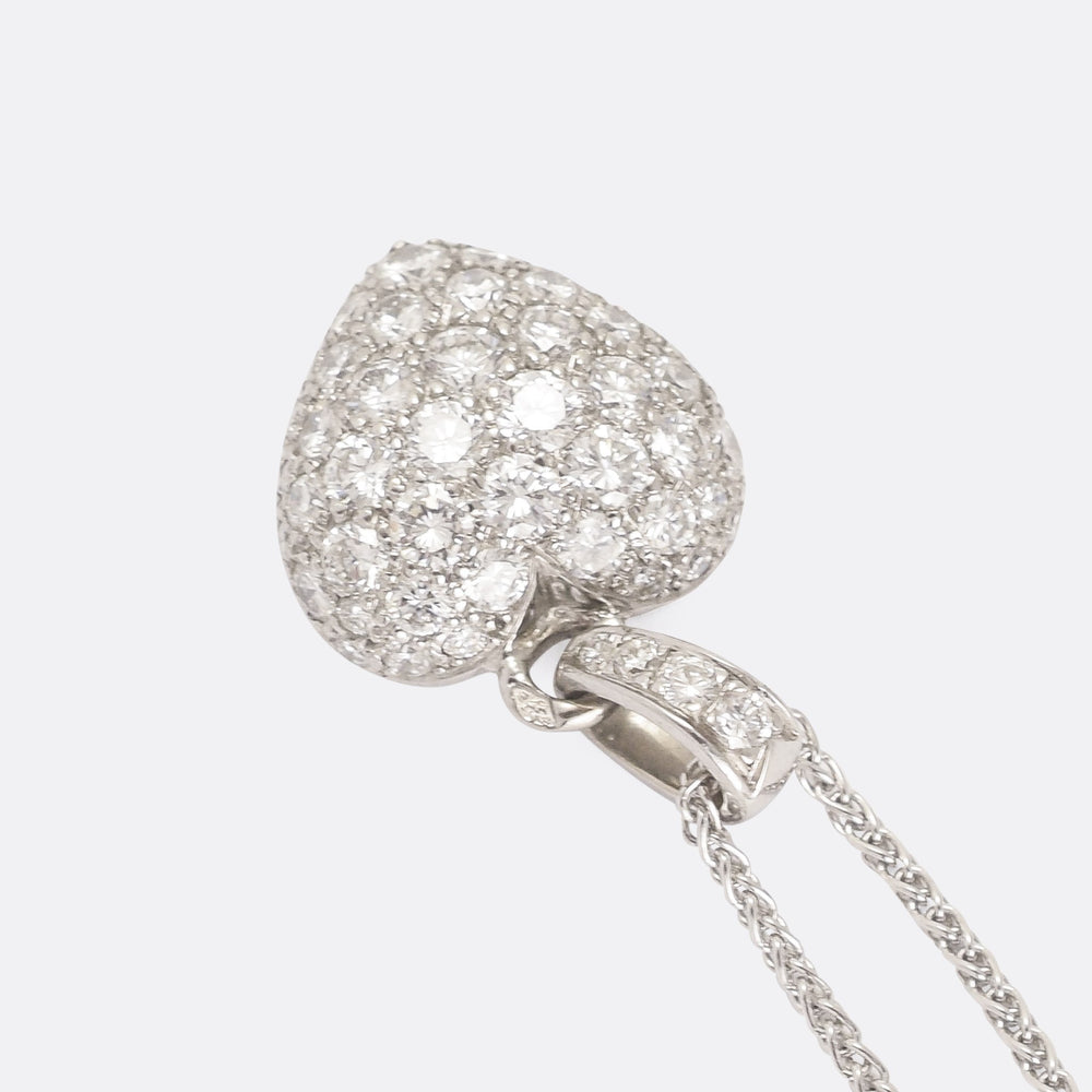 Cartier Diamond Heart Necklace