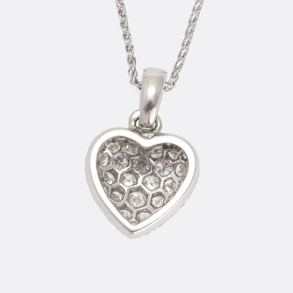 Cartier Diamond Heart Necklace