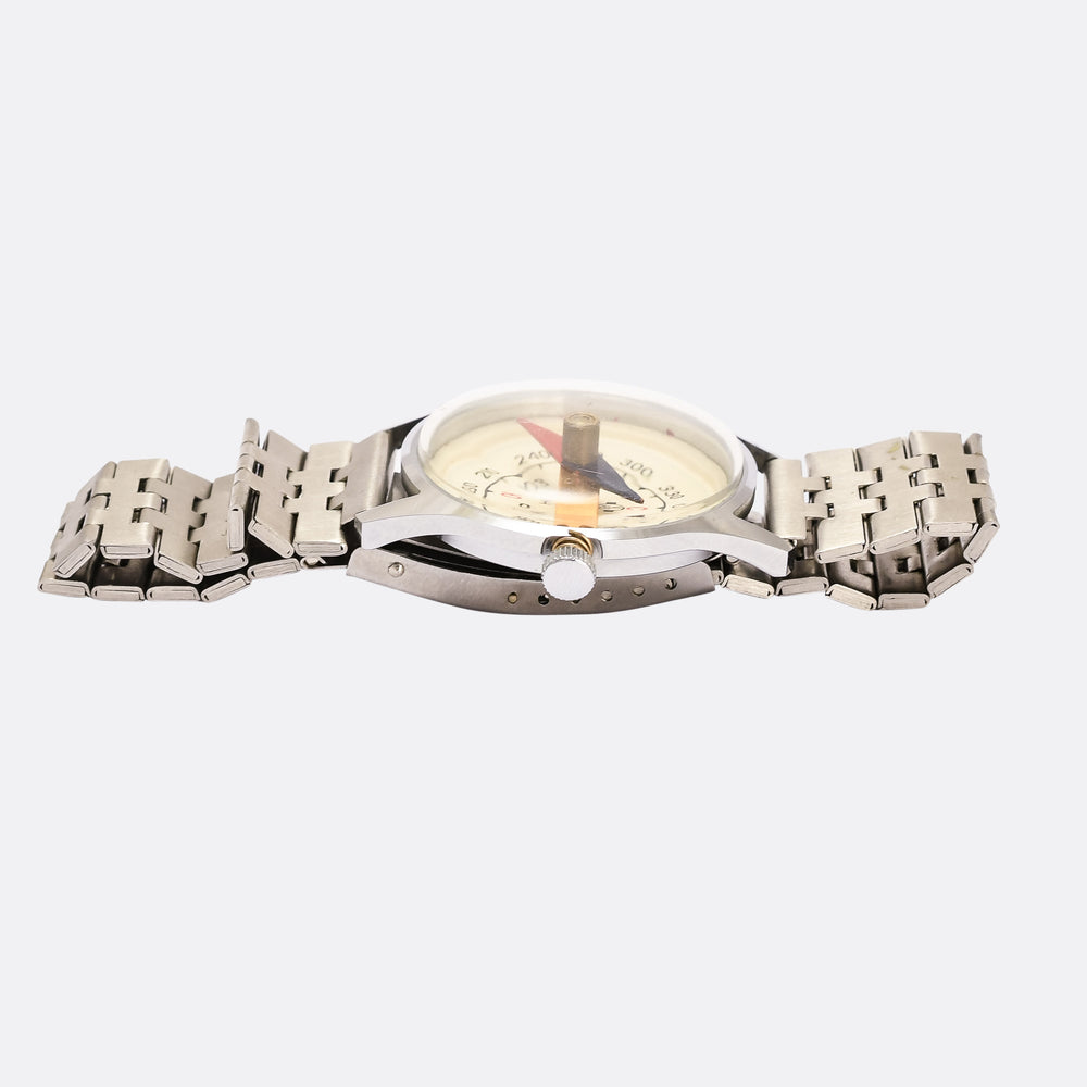 Cold War Soviet Compass Wristwatch