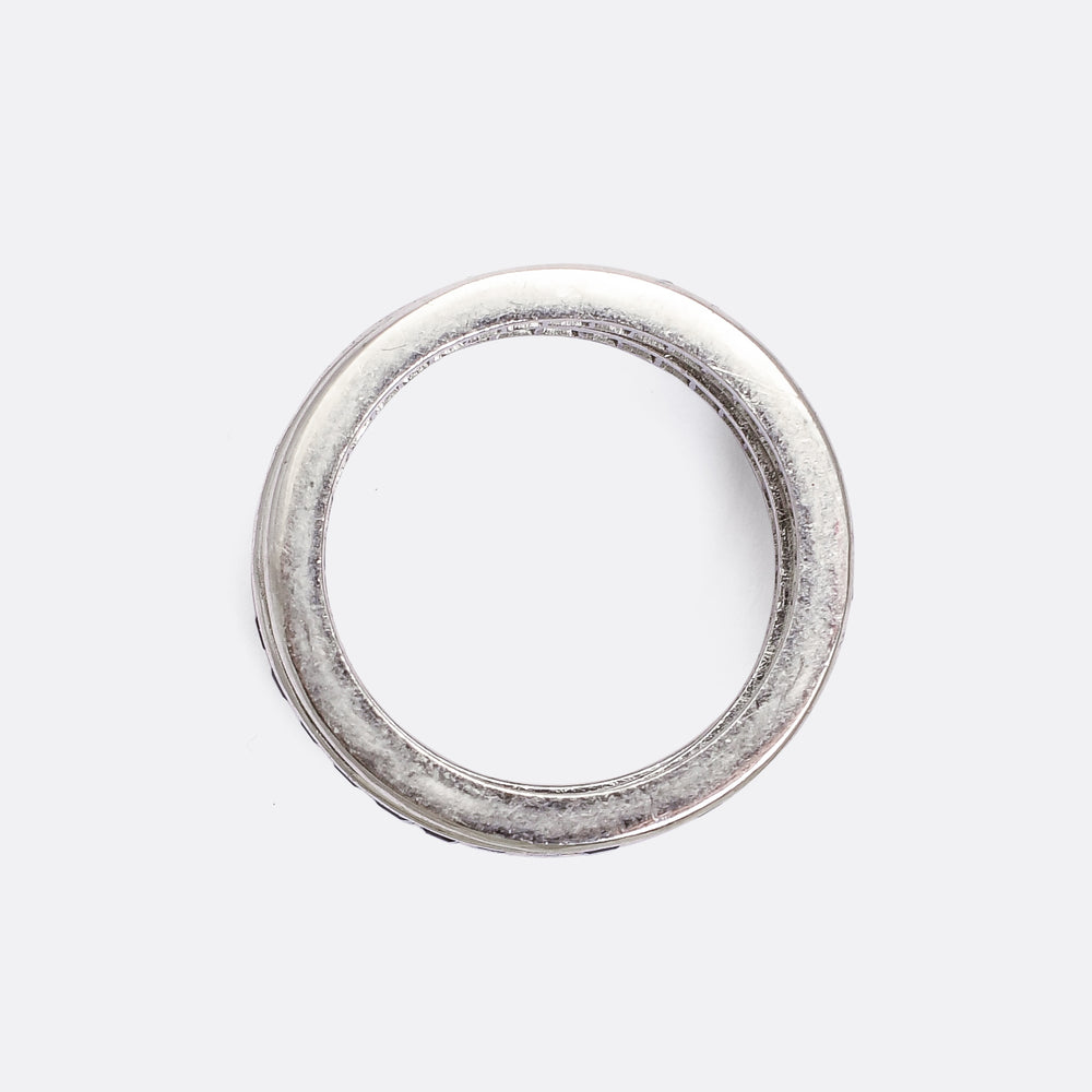 Collection of Three 1950s Gemset Eternity Rings