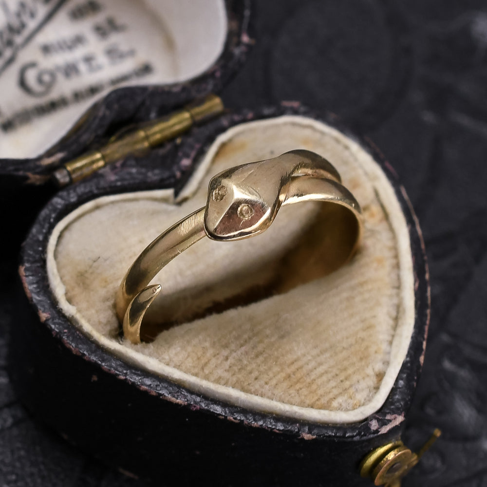 Mid-Century Serpent Ring