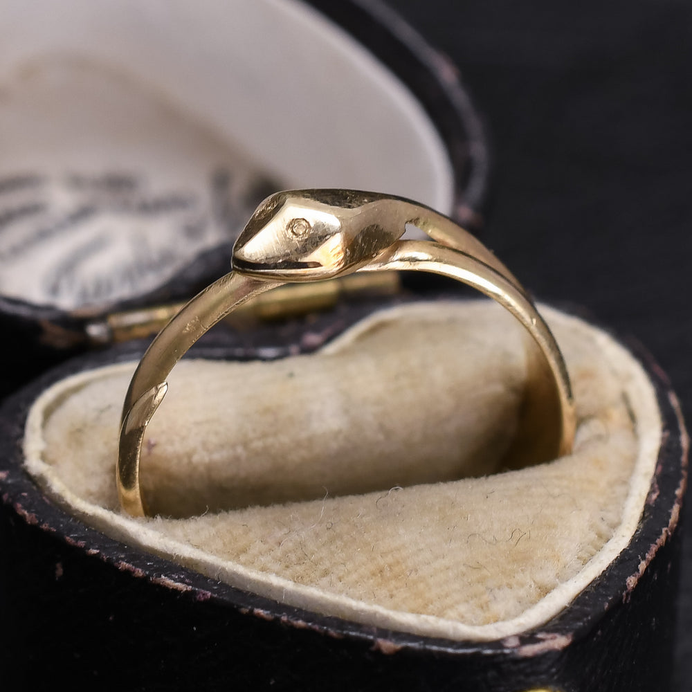 Mid-Century Serpent Ring