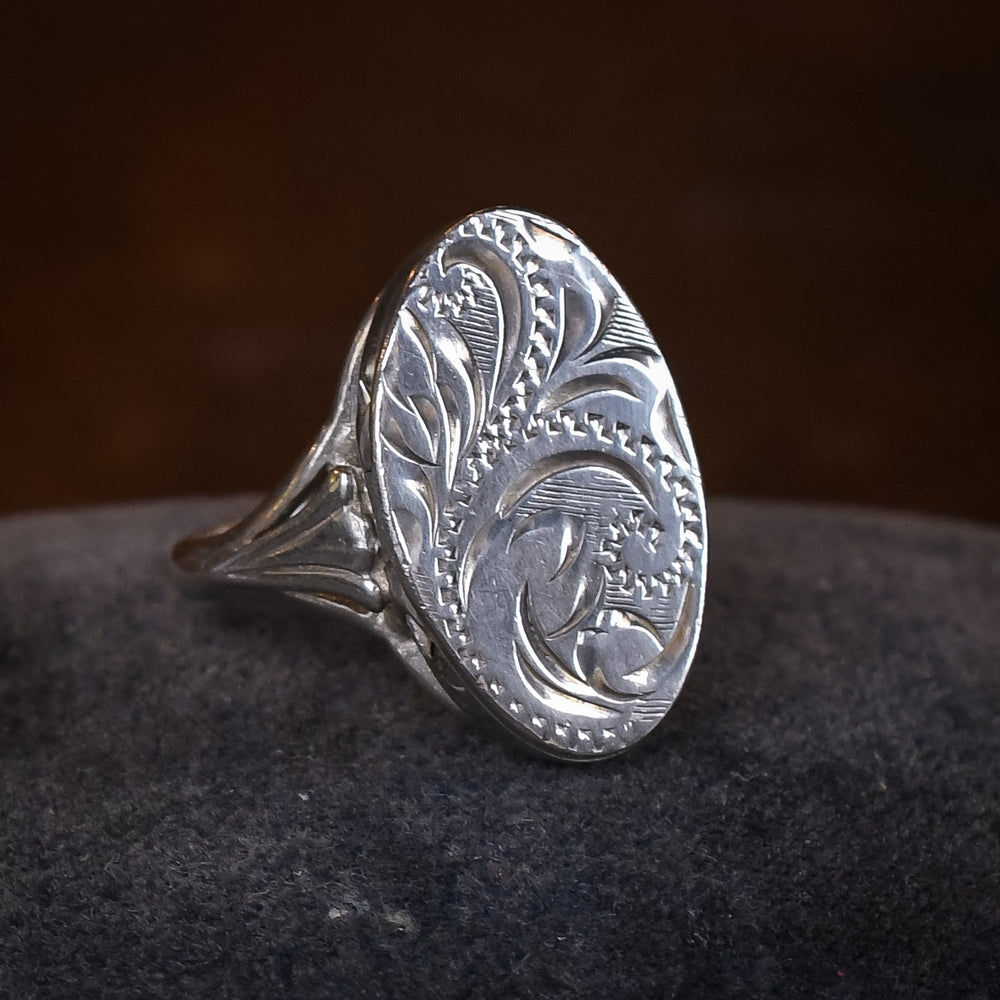 Vintage Silver Poison Ring