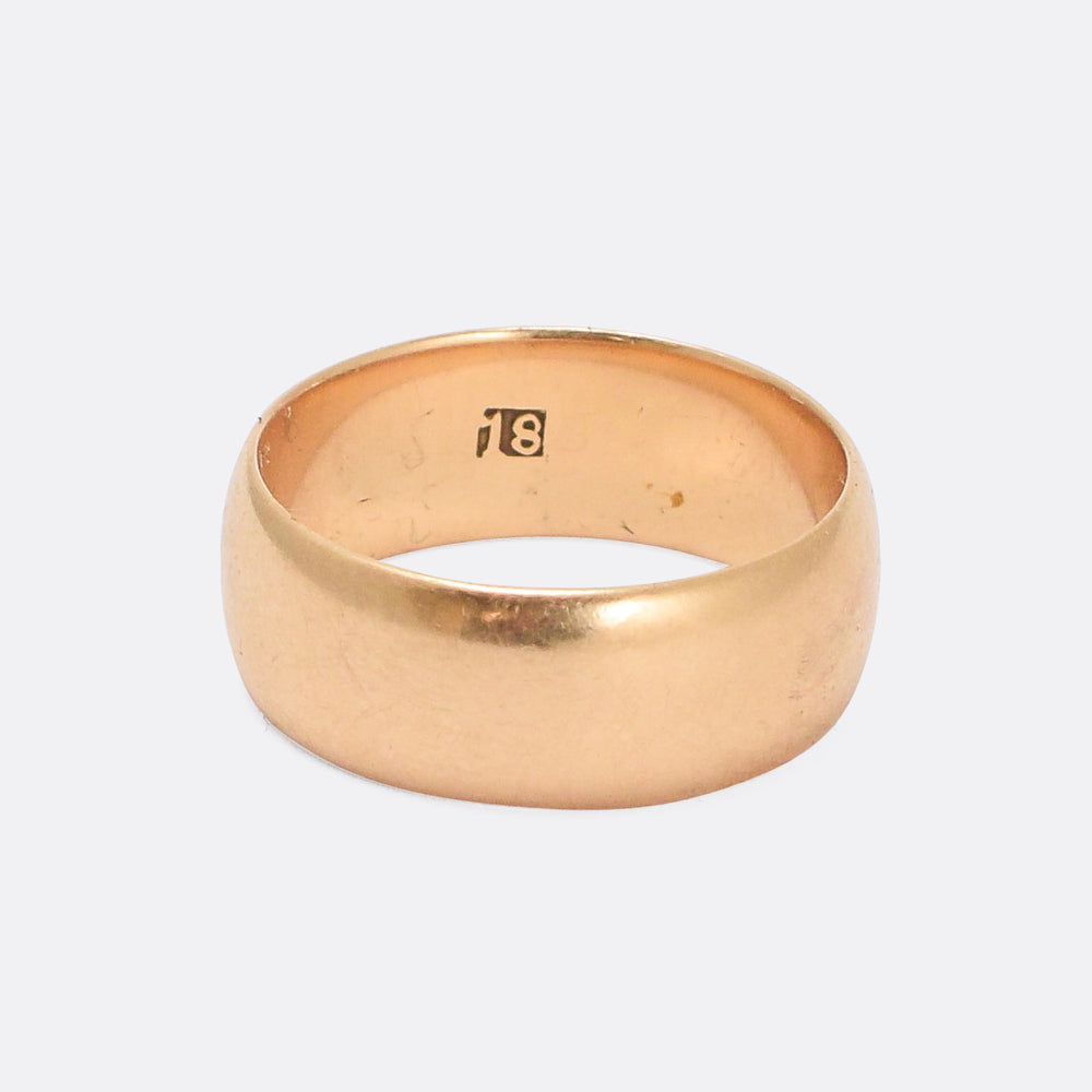 Early Victorian Semper Fidelis Wedding Band