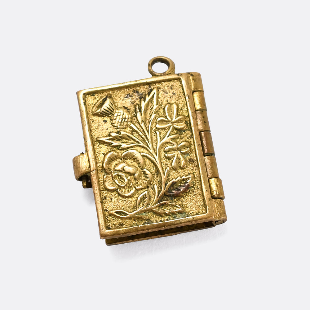 Edwardian Coronation of King Edward VII Souvenir Photobook Charm