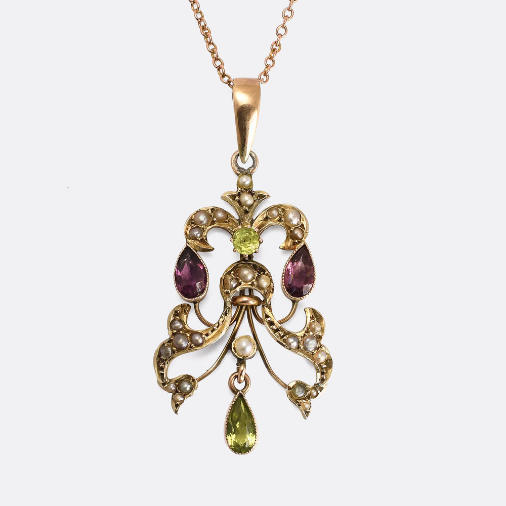 Edwardian Give Women Votes Suffragette Pendant