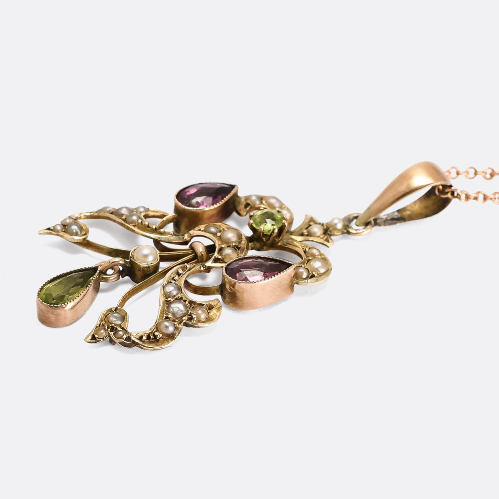 Edwardian Give Women Votes Suffragette Pendant