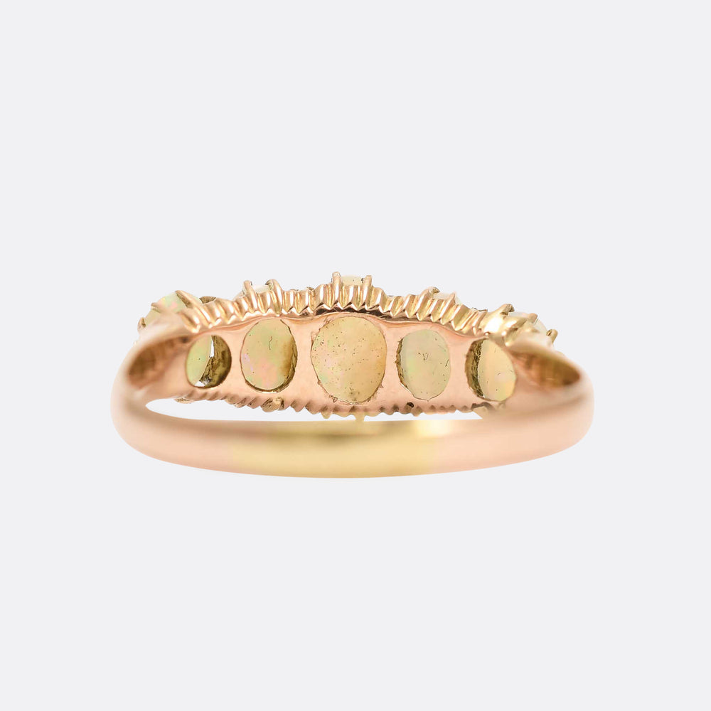 Edwardian Opal 5-Stone Ring