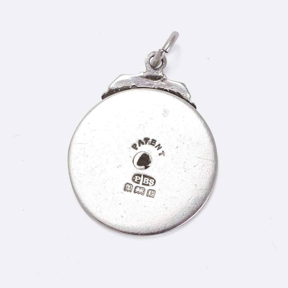 Edwardian Silver Perpetual Calendar Pendant