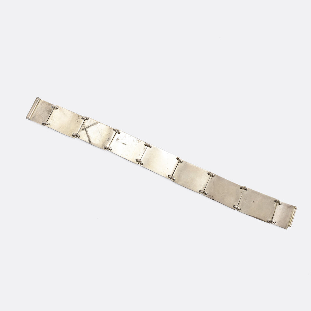 Egyptian Revival Panel Bracelet