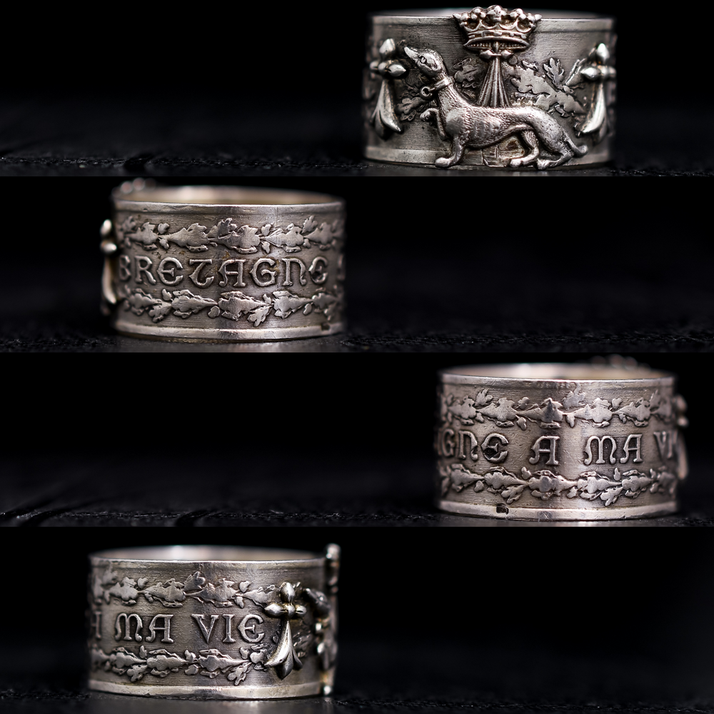 Victorian Brittany Until I Die Silver Band