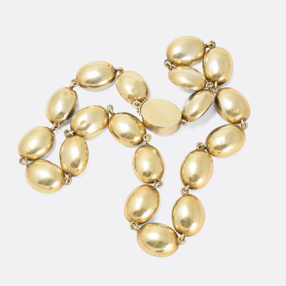 Georgian Amethyst Paste Rivière Necklace