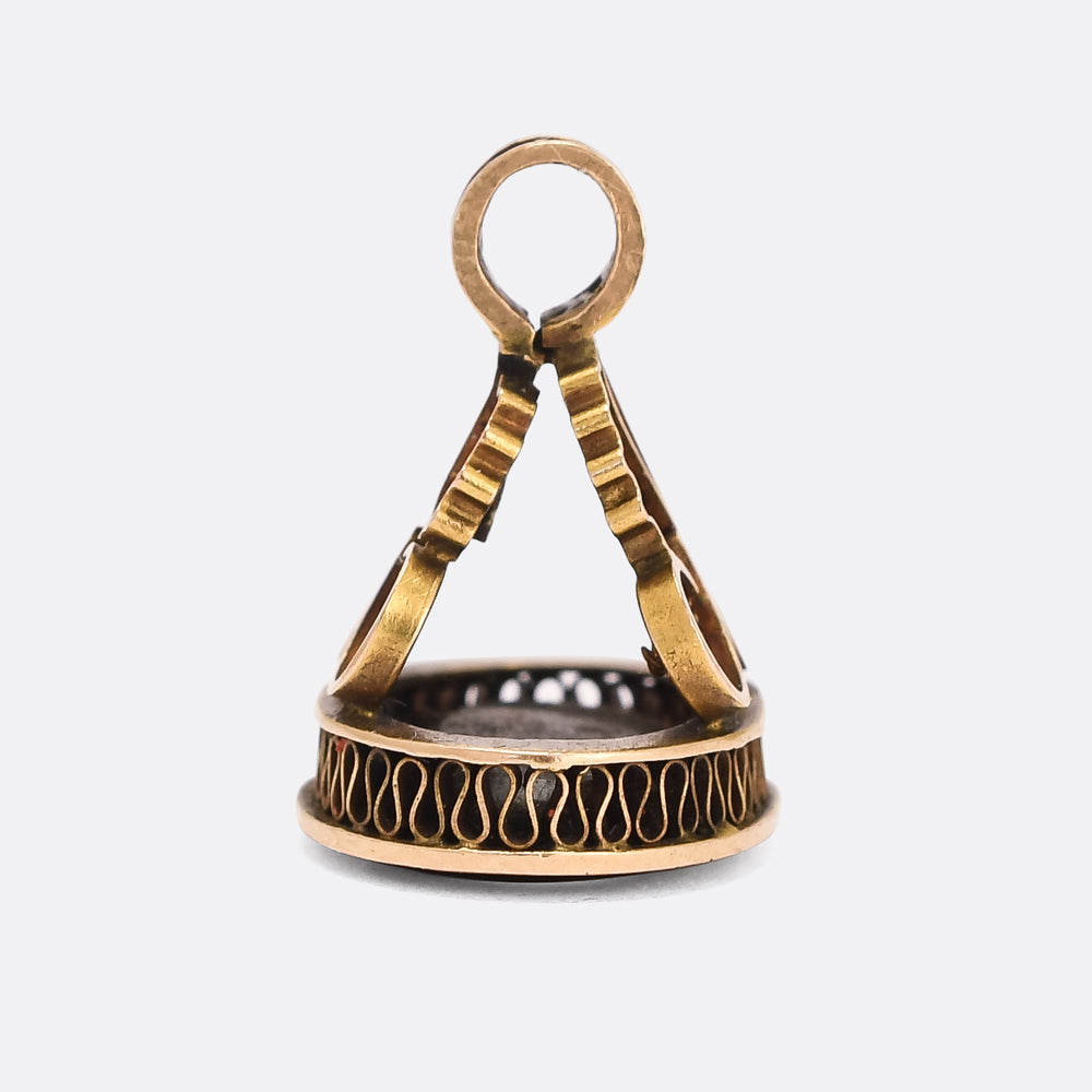 Georgian Amitié Seal Fob Pendant