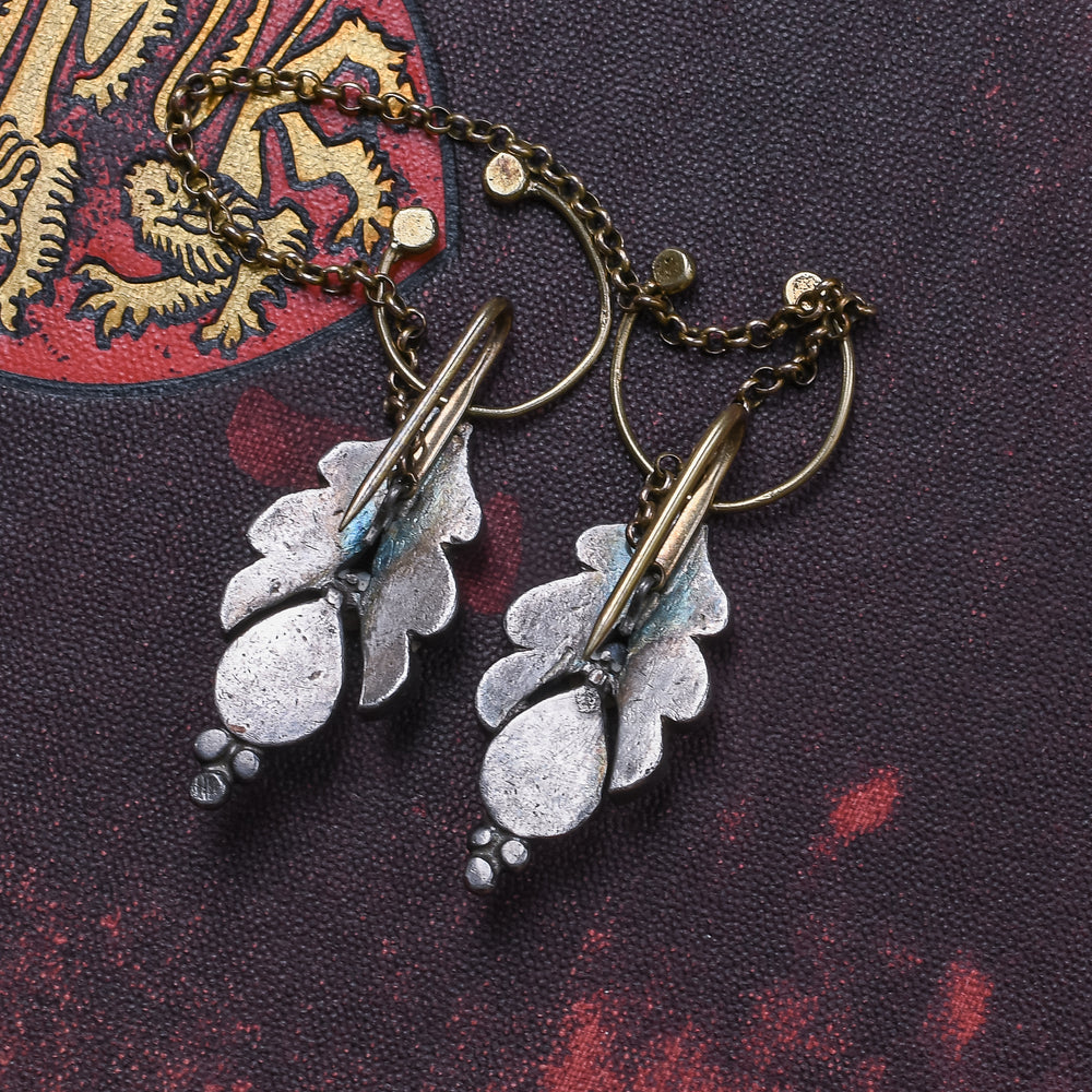 Georgian Diamond & Pearl Cloak Pins