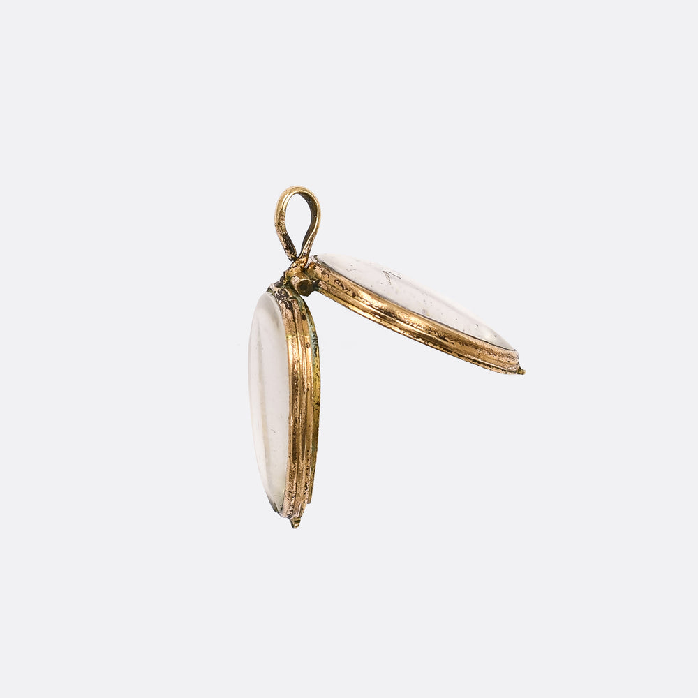 Georgian Double Heart Locket