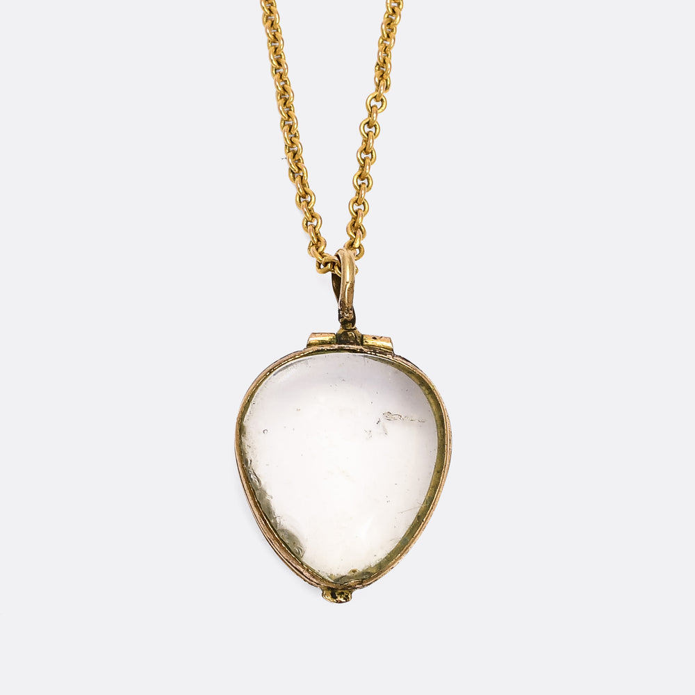 Georgian Double Heart Locket