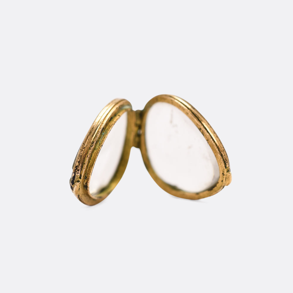 Georgian Double Heart Locket