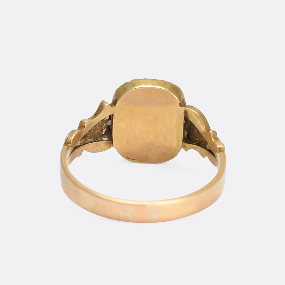 Georgian Emerald Paste Single-Stone Ring