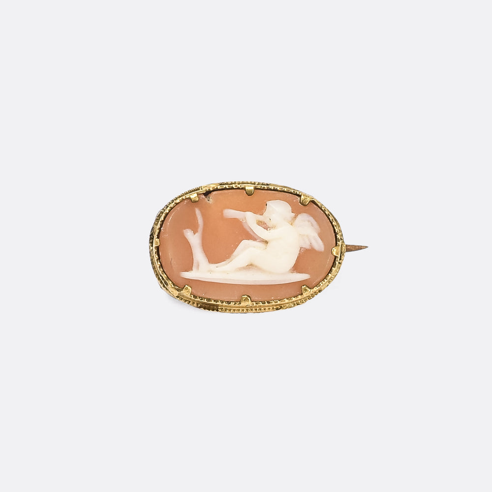 Georgian Eros Cameo Brooch