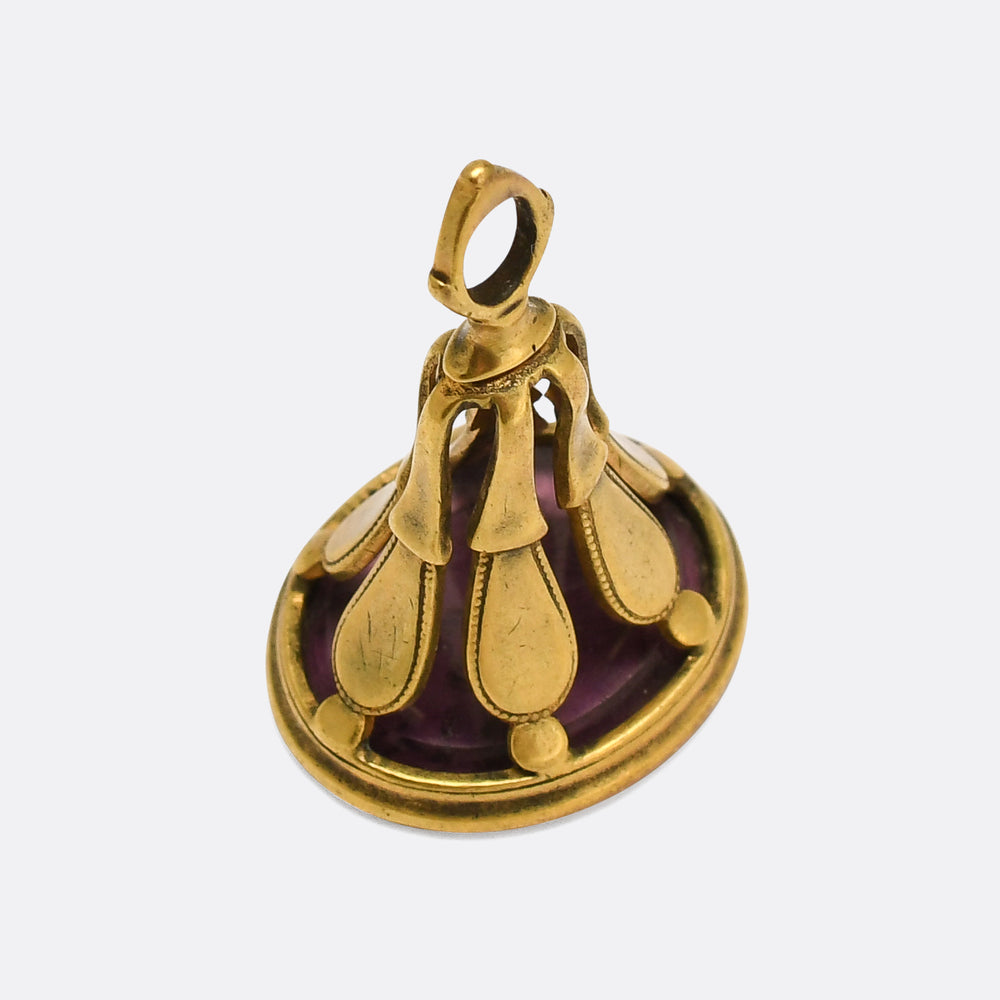 Georgian First Roman Triumvirate Intaglio Seal Fob