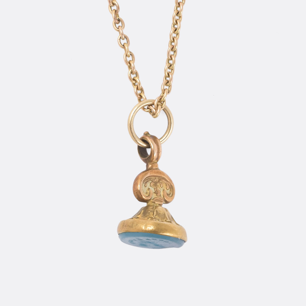 Georgian GOOD NIGHT Tassie Seal Fob