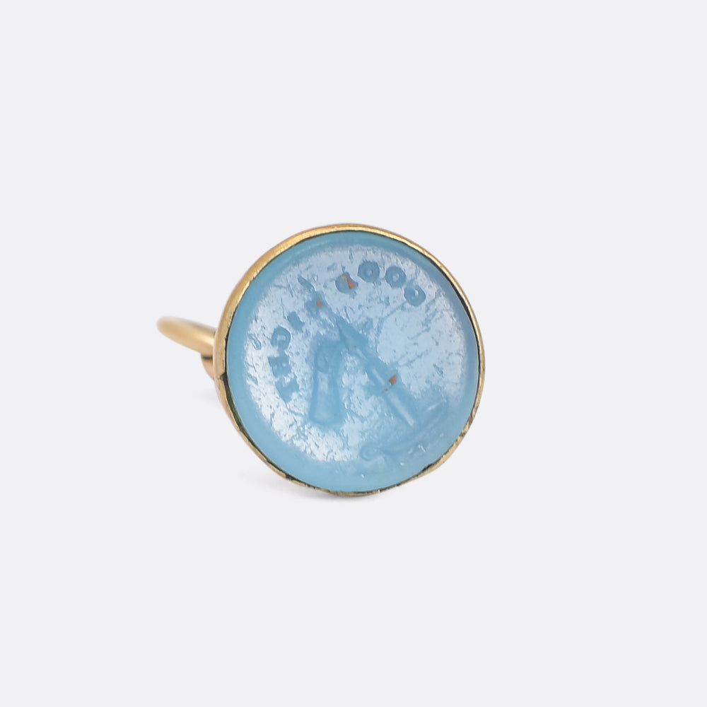 Georgian GOOD NIGHT Tassie Seal Fob