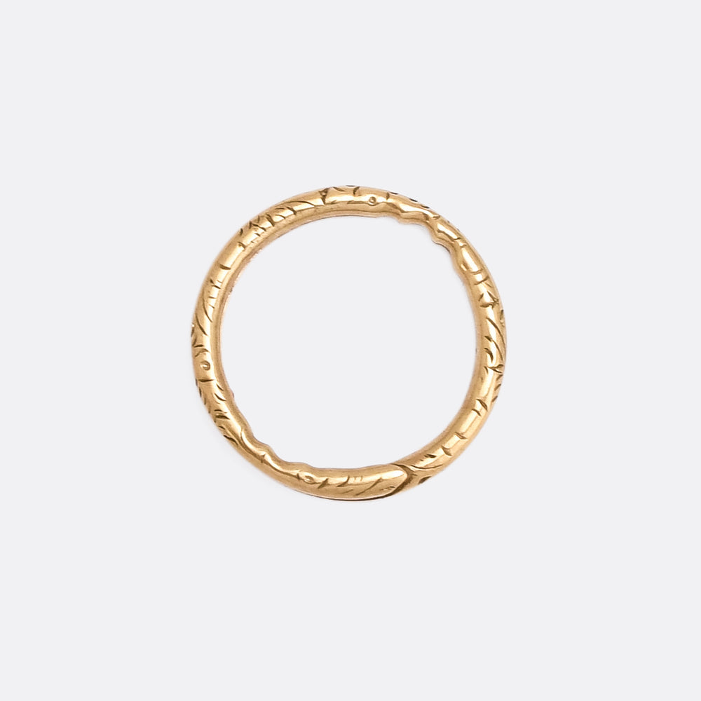 Georgian Gold Split Ring