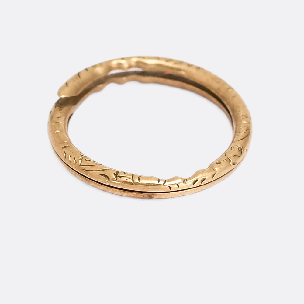 Georgian Gold Split Ring