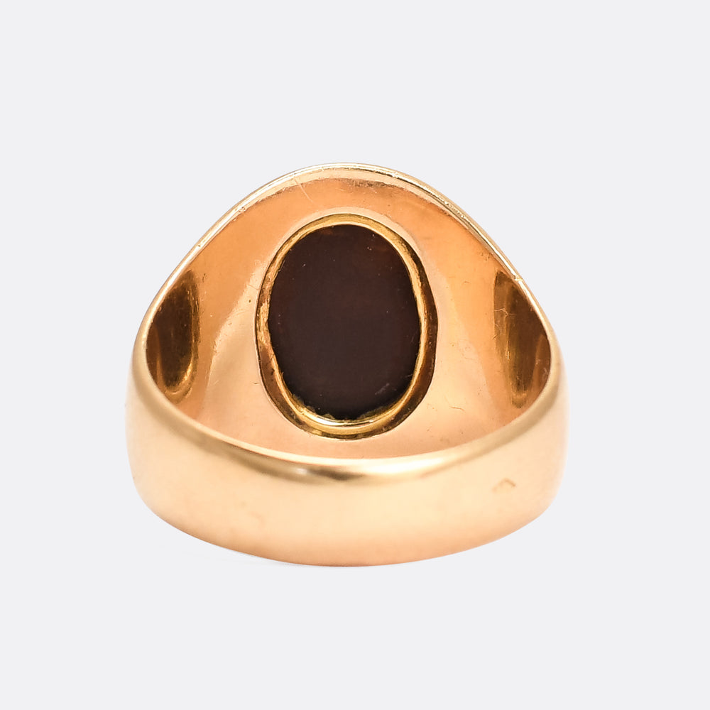 Georgian Psyche Cameo Signet Ring