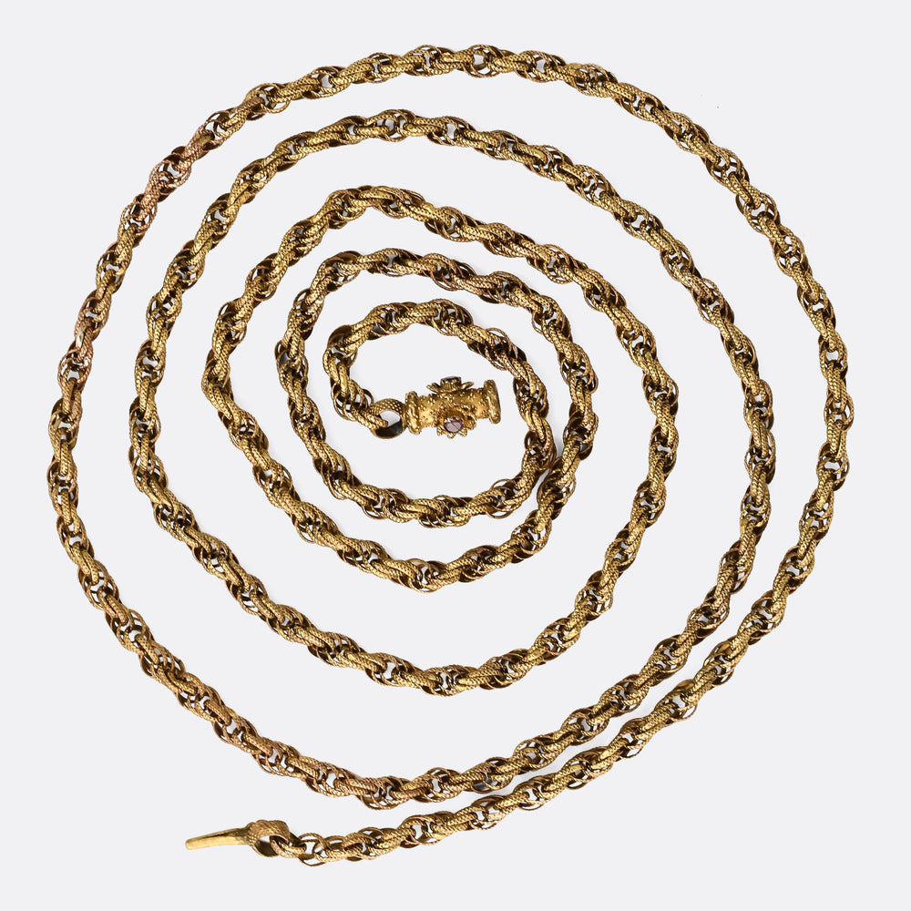 Georgian Regency Pinchbeck Guard Chain