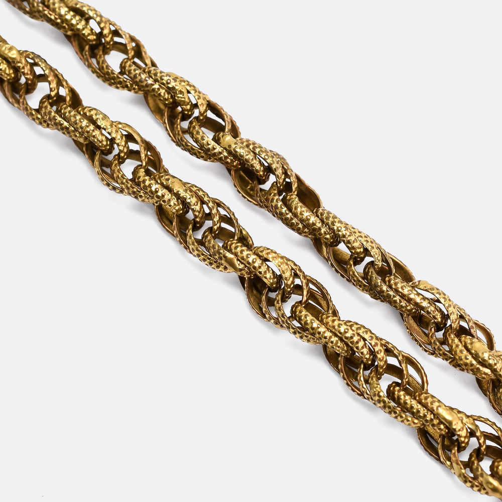 Georgian Regency Pinchbeck Guard Chain