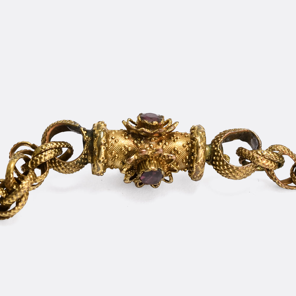 Georgian Regency Pinchbeck Guard Chain