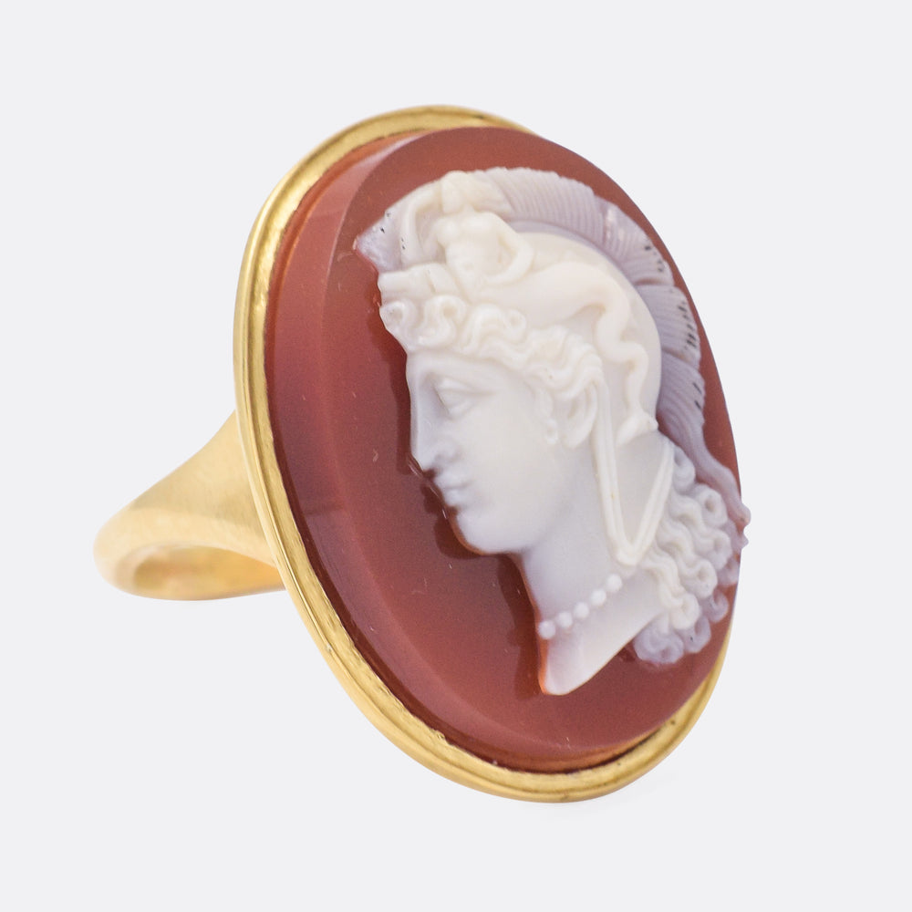 Georgian Thessalonike of Macedon Cameo Ring