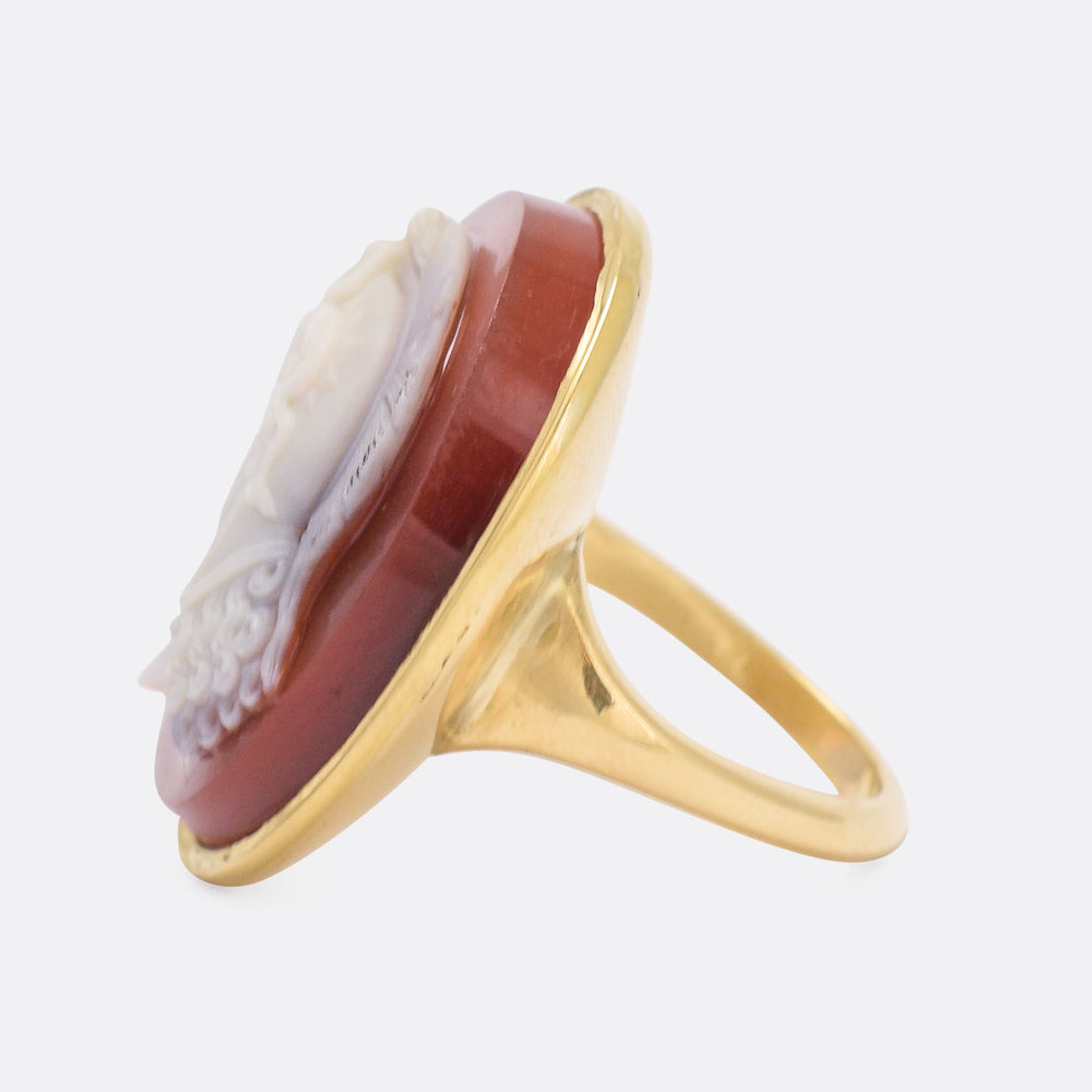 Georgian Thessalonike of Macedon Cameo Ring