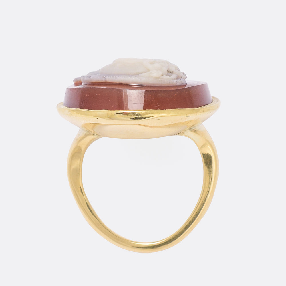 Georgian Thessalonike of Macedon Cameo Ring