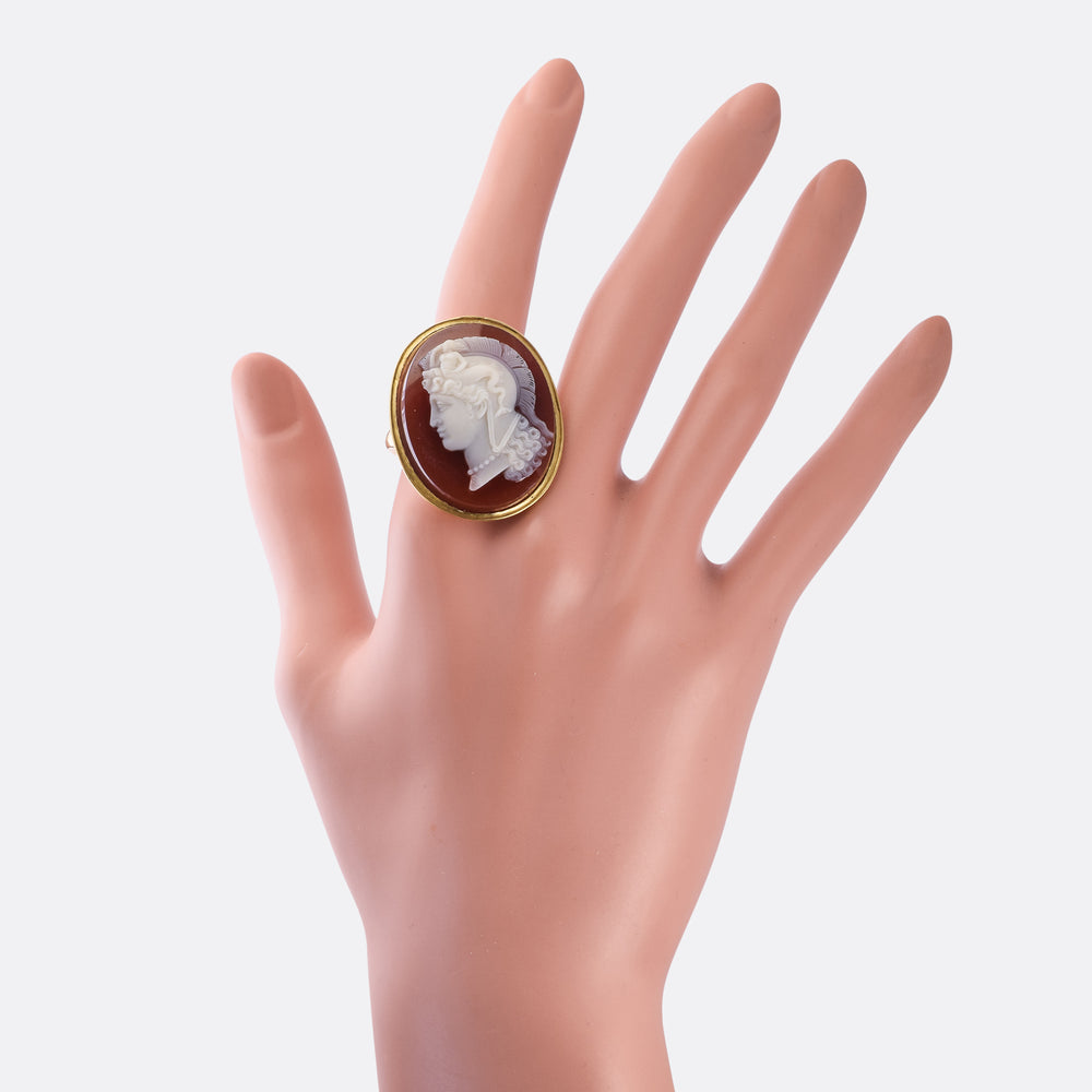Georgian Thessalonike of Macedon Cameo Ring