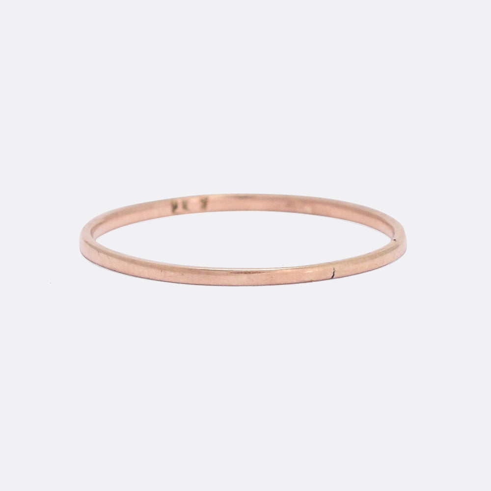Georgian 18k Gold Wedding Band